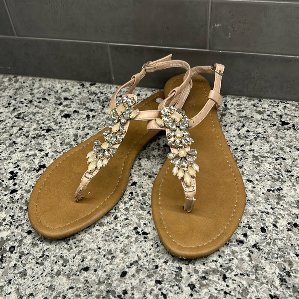 Madeline Stuart Beaded Sandals